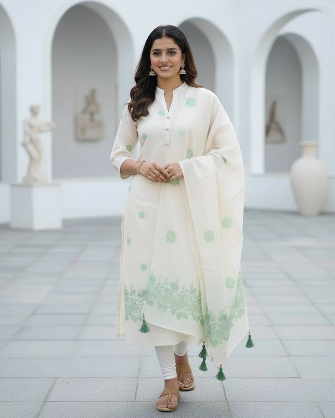 Cotton Two-Piece Suit Sets